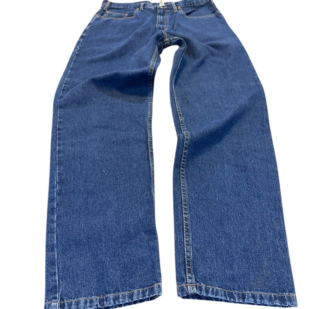 Original Real Work Wear Men’s 5-Pocket Jeans
Size 36 x 32 Straight Classic Denim